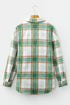 Southern Belle Casual Plaid Button Front Shacket