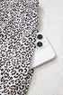 Leopard Print Bow Knot Patchwork Long Sleeve Lounge Set