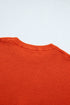 Applique Graphic Drop Shoulder Round Neck Long Sleeve Sweater
