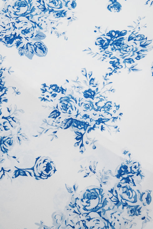 Bohemian Floral Print High Waist Ruffle Split Maxi Skirt