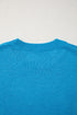 Acrylic Western Embroidery Drop Shoulder Pullover Sweater