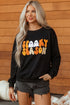 Embroidered Graphic Long Sleeve Round Neck Pullover Sweatshirt