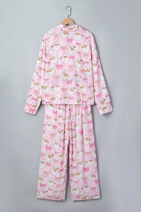 Abstract Print Full Length Long Sleeve Lounge Set