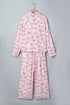 Abstract Print Full Length Long Sleeve Lounge Set