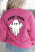 Skeleton Hand Bone Motif Graphic Art Sweatshirt
