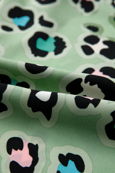 Exclusive Western Leopard Print Wide Leg Pant Sets