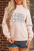 Jesus Polka Dot Mock Neck Tunic Sweatshirt