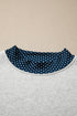 Polka Dot Patchwork Mock Neck Pullover Short Set