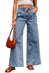 Exclusive Washed Super Wide Leg Denim Jeans