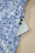 Floral Print Knot Strap High Waist Flared Maxi Dress