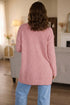 Fuzzy Ribbed Open Front Textured Sweater Cardigan
