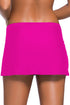 Wide Waistband Smooth Stretch Mini Swim Skirt