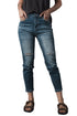 Distressed Denim Ripped Southern Belle Skinny Jeans
