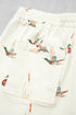 Wild Duck Mallard Print Drawstring Stretch Denim Shorts
