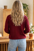 Bow Pocket Collared Long Sleeve Knit Cardigan
