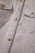 Casual Flap Pocket Turn Down Collar Buttoned Jacket