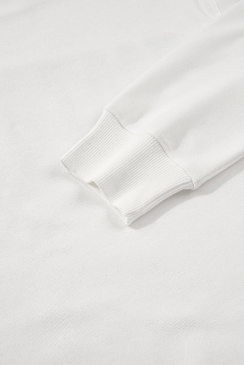 3D Letter Football Varsity Crew Neck Sweatshirt