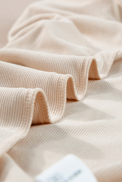 Short Sleeve Ribbed Button Front Ruched Maxi Dress