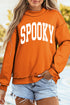 Boo Double Sided Print Reversible Mock Neck Sweatshirt