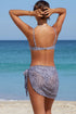 3Pcs Leopard Bikini & Sarong Swim Set