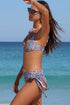3Pcs Leopard Bikini & Sarong Swim Set