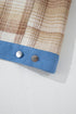 Casual Plaid Patchwork Flap Detail Button Up Shacket