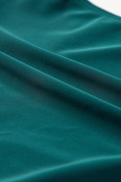 Abstract Print Cap Sleeve Tie Detail Bikini Set