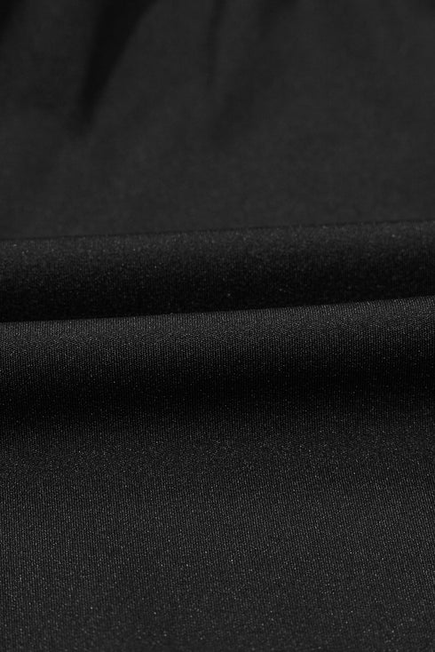 Wide Band High Rise Loose Fit Active Shorts