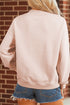 Jesus Polka Dot Mock Neck Tunic Sweatshirt