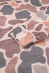Mock Neck Camouflage Print Western Pullover Sweatshirt