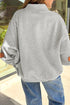 Sequined Star Pumpkin Graphic Exposed Seam Mock Neck Sweatshirt