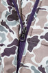 Camouflage Puffer Stand Neck Zip Up Sleeveless Vest