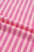 Striped Zip Up Puff Sleeve Jacket Sweatshirt