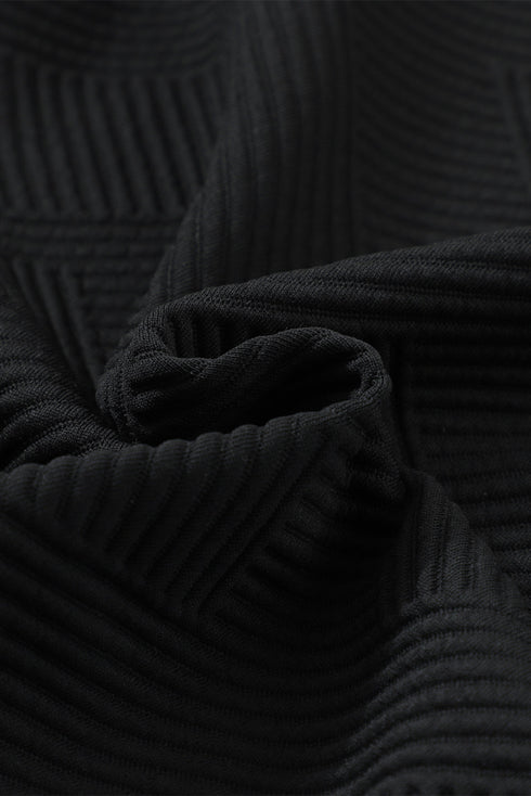 Ultra Loose Textured Slouchy Matching Pant Set