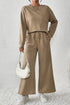 Ultra Loose Textured Slouchy Matching Pant Set