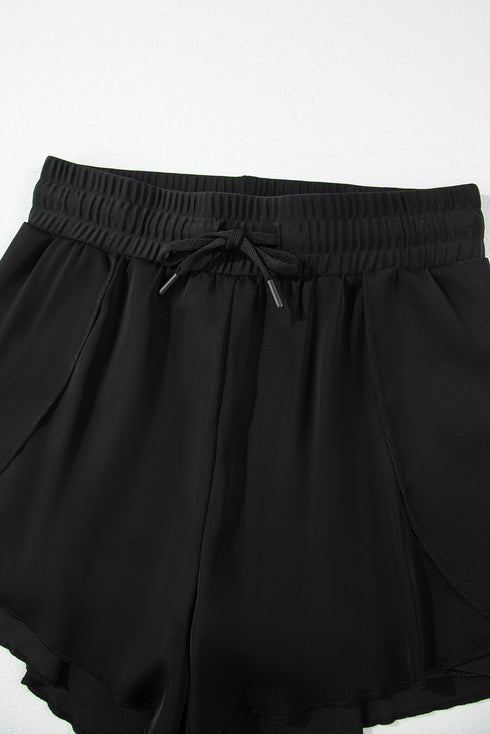 Double Layer Performance Running Shorts With Pocket