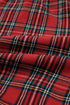 Plaid Slogan Embroidery Pocket Long Sleeve Lounge Set