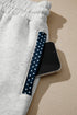 Polka Dot Patchwork Mock Neck Pullover Short Set