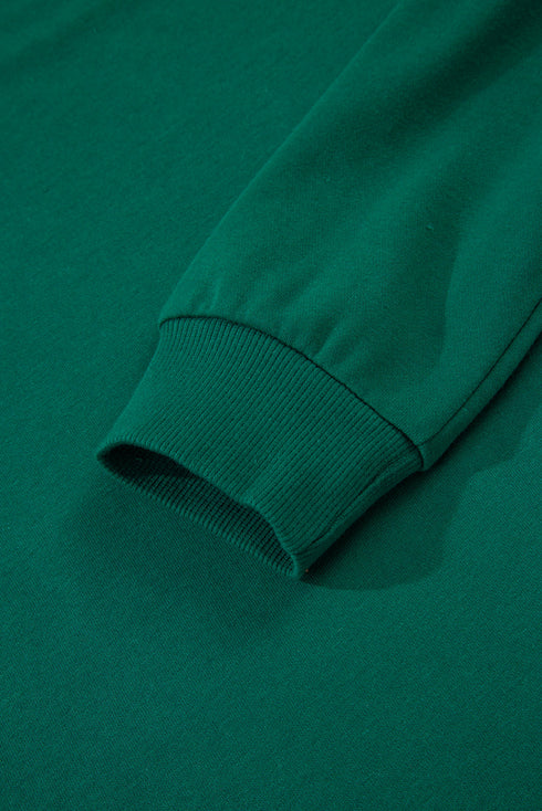 Varsity Stripe Contrast Trim Pullover Skort Two Piece Dress