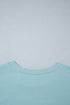 Western Letter Print Loose Round Neck Sweatshirt