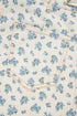 Grommet Knot Waist Floral Barrel Leg Jeans