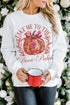 Graphic Take Me To The Disco Patch Sweatshirt