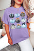 Pumpkin Printed Graphic Relaxed Silhouette Statement Tee