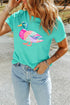 Polyester Cotton Mallard Duck Graphic Western Tee