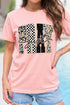 Polyester Just Pray Graphic High Stretch Tee