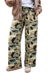 Camouflage Print Street Fashion Drawstring Shift Pants