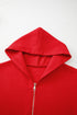 Casual Stretch Zip Up Hooded Coat