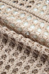 Acrylic Star Pattern Crochet Hooded Drawstring Sweater