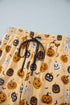 Pumpkin Print Two Piece Long Sleeve Lounge Set