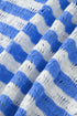 Striped Button Front Long Sleeve Loose Fit Knit Cardigan